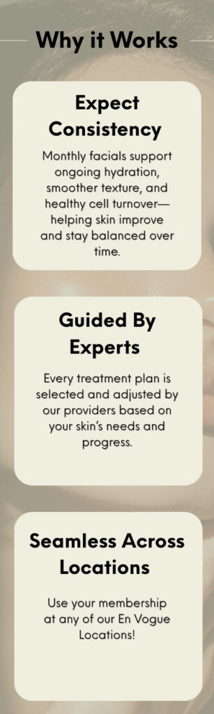 Memberships EV Skin Club at En Vogue Medi-Spa in Southampton, PA, and Langhorne, PA Memberships EV Skin Club at En Vogue Medi-Spa in Southampton, PA, and Langhorne, PA