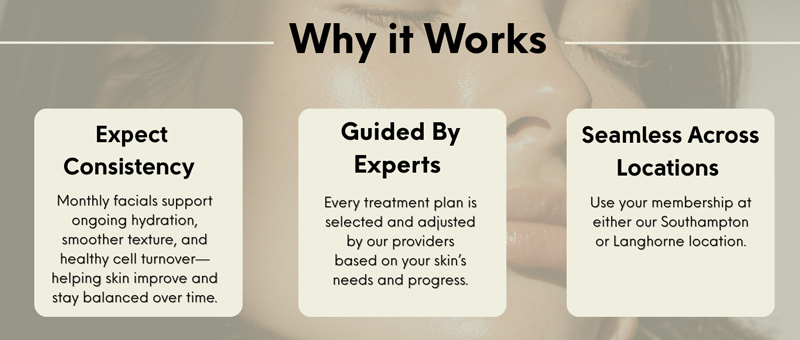 Memberships EV Skin Club at En Vogue Medi-Spa in Southampton, PA, and Langhorne, PA Memberships EV Skin Club at En Vogue Medi-Spa in Southampton, PA, and Langhorne, PA