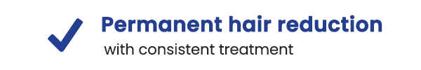 Permanent hair reduction