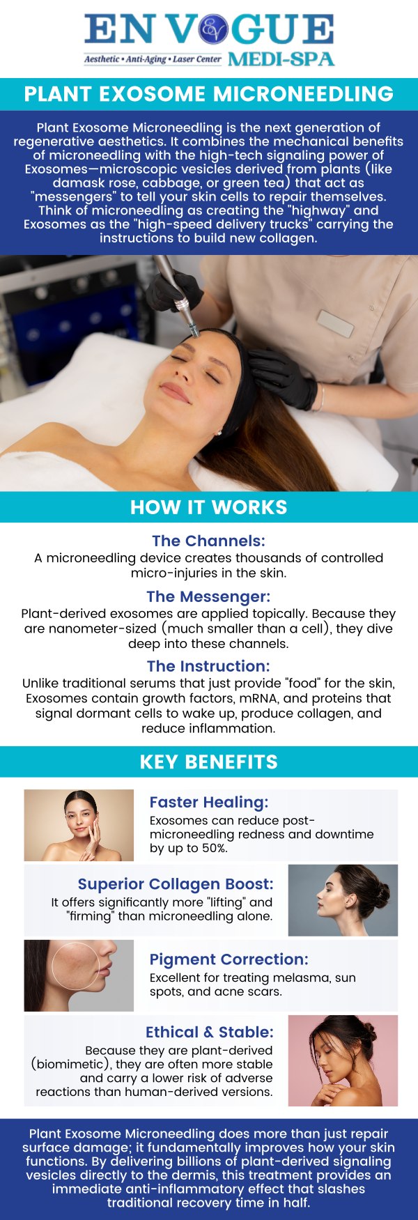 Plant Exosome Microneedling may help stimulate skin renewal and support collagen production for a smoother, firmer-looking complexion. It may also promote healthier hair growth by nourishing follicles and improving scalp health. This treatment revitalizes both skin and hair effectively. For more information, contact our friendly staff to schedule a consultation. Our clinics are located in Southampton, PA, and Langhorne, PA.